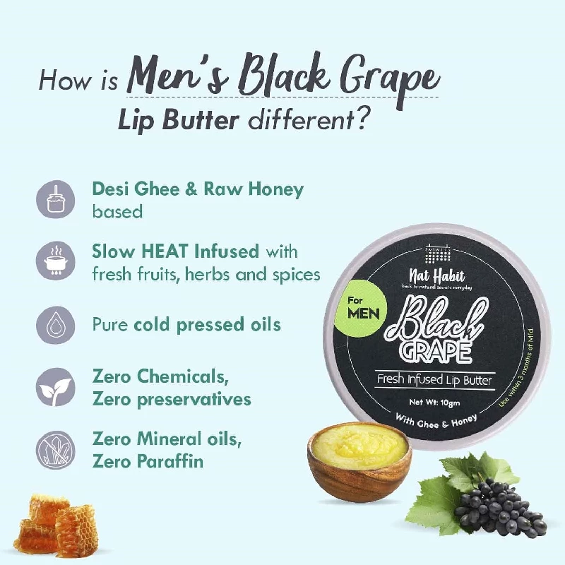 Nat Habit Black Grape Lip Balm, 20 g-2.webp